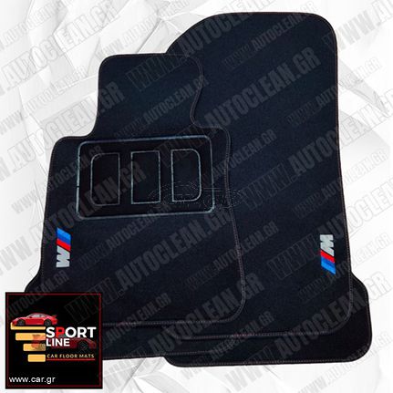 BMW E92 ΣΕΙΡΑ 3 2005-2011 ΠΑΤΑΚΙΑ ΜΟΚΕΤΑ SPORT LINE ΜΑΥΡΟ ME ΚΟΚΚΙΝΗ ΡΑΦΗ - ΚΕΝΤΗΜΑ M ΣΕΤ 4ΤΜΧ --ΕΤΟΙΜΟΠΑΡΑΔΟΤΑ--
