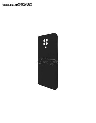 Θήκη Σιλικόνης Μαύρο (Redmi Note 9S / 9 Pro / 9 Pro Max)