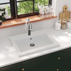 Νιπτήρας Λευκός 600 x 450 x 120 χιλ. Γρανιτένιος 142964