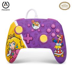 PowerA Enhanced Wired Controller - Nintendo Switch - Princess Peach Battle / Nintendo Switch