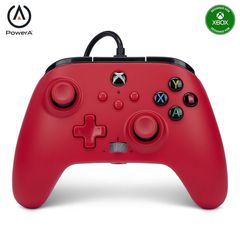 PowerA Enhanced Wired Controller - Xbox Series X/S - Artisan Red / Xbox Series X