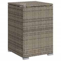 Κάλυμμα-Τραπέζι Φιάλης Προπανίου Γκρι 40x40x60 εκ. Συνθ. Ρατάν 366296-thumb-6