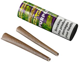 Πουρόφυλλα Cyclones Hemp Cones Γεύση PURPLE (Σταφύλι) με Χάρτινη Τζιβάνα