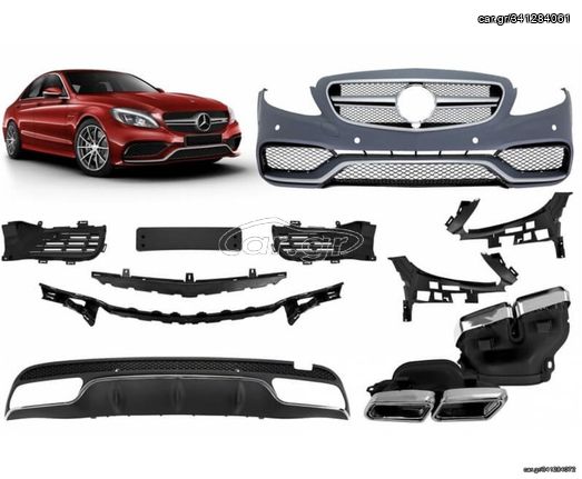 Body Kit  Mercedes-Benz C-Class W205 14-18 Sedan Amg C63 Design 