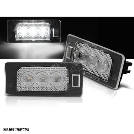 Led Φαναράκια Πινακίδας Για Bmw 1 E82,E88  3 E90,E91,E92,E93,F30, F31,F32,F33  4 F36,F34  5 E39,E60,E61,F10,F11  X3 F25  X5 E70,F15  X6 E71,E72 3 Led Canbus 2 Τεμάχια