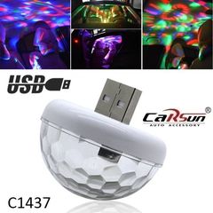 Φώτα LED για εσωτερικό αυτοκινήτου USB RGB C1437 CARSUN Carsun