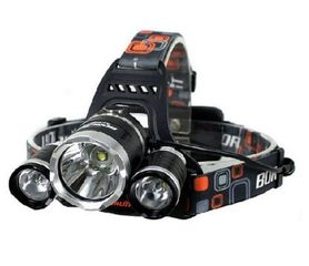 Φακός Led κεφαλής CREE T6  + 2pcs XPE CREE 3w LED OEM