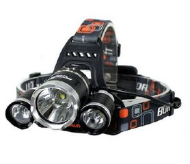 Φακός Led κεφαλής CREE T6 + 2pcs XPE CREE 3w LED OEM kat
