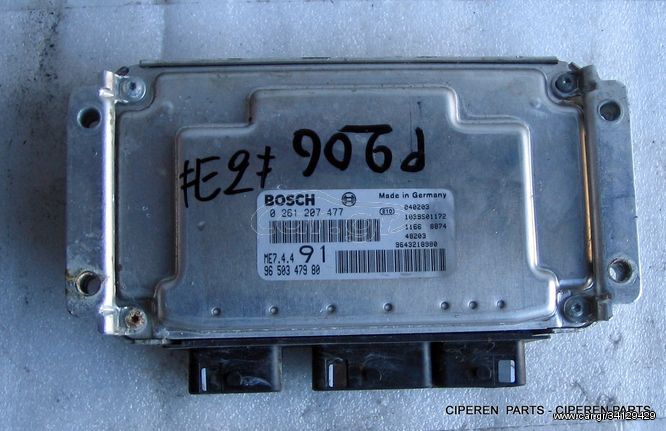 ABS ,ΜΟΝΑΔΑ ABS,BOSCH,CITROEN - PEUGEOT 206 1.6i NFU,0261207477,9650347980,ME7.4.4,CITROEN - PEUGEOT 206 1.6i NFU