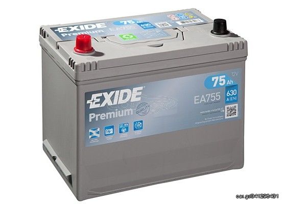 Μπαταρία Exide Premium EA755 12V 75(Ah) 630A