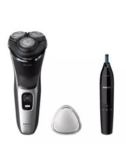 ΞΥΡΙΣΤΙΚΗ PHILIPS S3143/02 +NOSE TRIMMER ΕΠΑΝΑΦ. WET AND DRY - Έως 6 άτοκες δόσεις