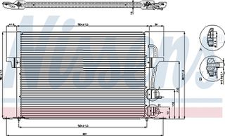 Nissens Συμπυκνωτής, σύστ. Κλιματισμού - 94308