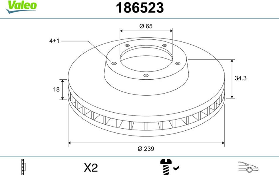 Valeo Δισκόπλακα - 186523