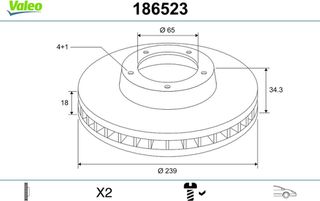 Valeo Δισκόπλακα - 186523