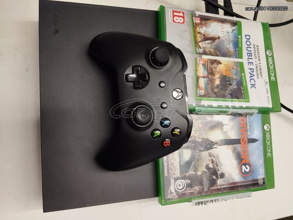 Κονσόλα Xbox One X με χειριστήριο και 4 παιχνίδια 