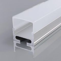 Προφίλ αλουμινίου εξωτερικό 2000x20,1x20,2° plus για εύκαμπτες ταινίες led
