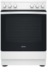 Indesit IS67V5KCW/E κουζίνα με κεραμική εστία λευκή