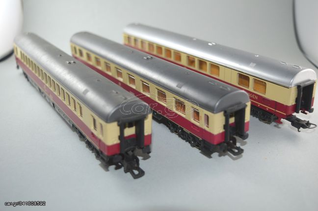 Βαγόνια LIMA HO (1:87) Σετ 3 Επιβαταμαξών IC "TEE - Trans Europe Express"