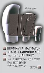 ΒΙΟΜΗΧΑΝΊΑ ΜΑΡΜΆΡΩΝ ΓΡΑΝΙΤΏΝ ΦΥΣΙΚΈΣ ΠΈΤΡΕΣ ΣΙΔΗΡΌΠΟΥΛΟΣ ΑΠΟ ΤΟ 1960