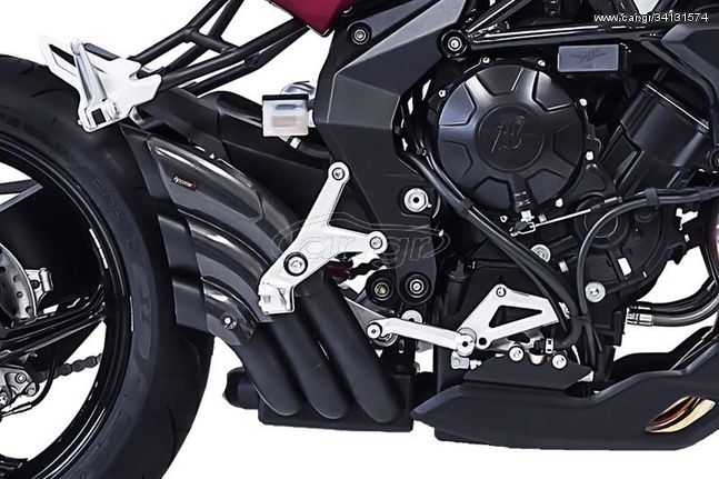 Hp Corse Εξάτμιση Τελικό HYDROTRE BLACK COVER CARB  MV Agusta MV AGUSTA RIVALE