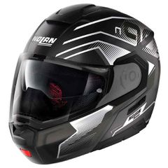 ΚΡΑΝΟΣ NOLAN N90-3 COMEBACK N-COM FLAT BLACK (WHITE) (43)