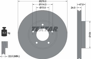 Textar Δισκόπλακα - 92146503