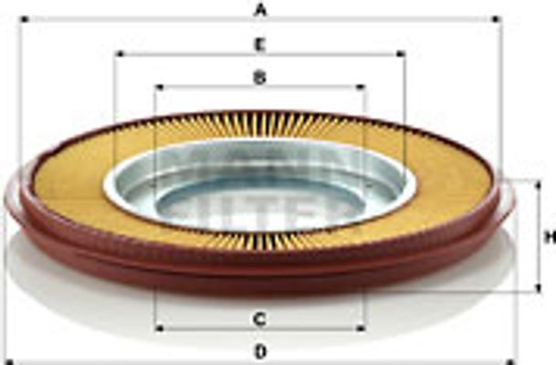 MANN-FILTER Φίλτρο Αέρα - C 2826