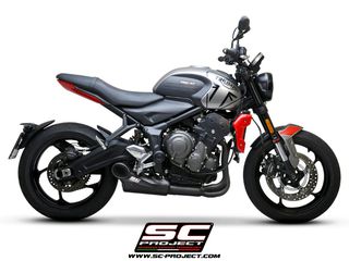 Sc Project Εξάτμιση Ολόσωμη 3-1 STR-1 Matt Black Triumph TRIDENT 660  2021 - 2024 Euro5(Η Τιμή ειναι ενδεικτική,Ρωτήστε μας για την προσφορά μας)