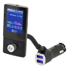 Bluetooth Car Kit MP3 Player FM Transmitter Color LCD με 2 USB