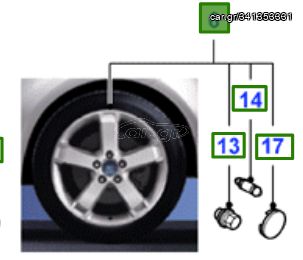 ΖΑΝΤΑ ΑΛΟΥΜΙΝΙΟΥ 17'' FORD FOCUS 2004-2011 (1 TEMAXIO)