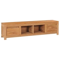 vidaXL Έπιπλο Τηλεόρασης 135 x 30 x 35 εκ. από Μασίφ Ξύλο Teak