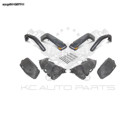 Θόλοι Τροχών Εμπρός και Πίσω για Jeep Wrangler '18-.. , 4 pcs, with Inner Fenders