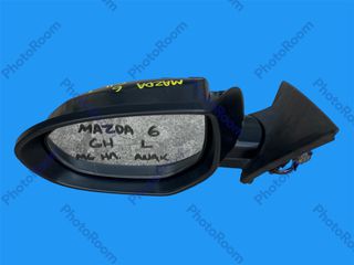 MAZDA 6 GH 2008-2014 ΜΕΤΑΧΕΙΡΙΣΜΕΝΑ ΑΝΤΑΛΛΑΚΤΙΚΑ ( καθρέπτης αριστερός πόρτας οδηγού ηλεκτρικός με ηλεκτρική ανάκληση και θερμαινόμενος )