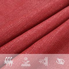 vidaXL Πανί Σκίασης Κόκκινο 3/4 x 2 μ. από HDPE 160 γρ./μ²-thumb-6