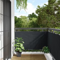 vidaXL Διαχωριστικό Βεράντας Ανθρακί 75 x 500 εκ. από Ύφασμα Oxford kat