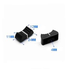 ARTSOUND CAP4BLK KNOB CAP FOR FADER 4ΜΜ Black - ArtSound and Lights