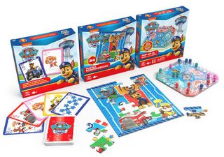 Spin Master Επιτραπέζιο: Paw Patrol - Game Bundle - Jumbo Cards, Pop-Up Game, 24-Piece Puzzle