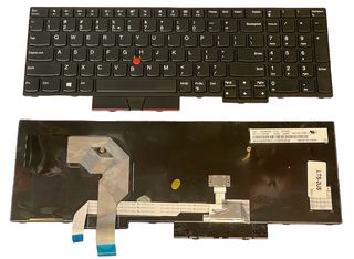 Πληκτρολόγιο Laptop - Keyboard για Lenovo ThinkPad T570 SN20M07960 01ER608 SN8361BL 850-02286-00A 812-01930-00A 852-43593-01A US Black ( Κωδ.40697US )