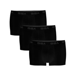 GSA Ανδρικά Μποξεράκια Μαύρα 3Pack (17-1204-01)