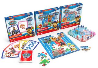 Spin Master Paw Patrol: Game Bundle - Jumbo Cards, Pop-Up Game, 24-Piece Puzzle (6066829)