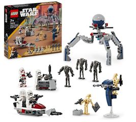 LEGO(R) Disney: Star Wars(TM)- Clone Trooper(TM)  Battle Droid(TM) Battle Pack (75372)