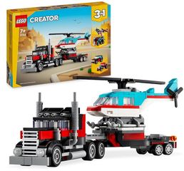 LEGO(R) Creator: Flatbed Truck with Helicopter Toy (31146)