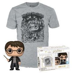 Funko Pop! Tees (Adult): Harry Potter - Harry Potter Vinyl Figure and T-Shirt (XL)