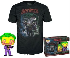 Funko Pop!  Tee (Adult): Comic Cover DC - The Joker (Blacklight)  (Special Edition) Vinyl Figure  T-Shirt (XL)