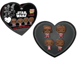 Funko Pocket Pop! 4-Pack: Disney Star Wars - Chocolate Valentines Box Vinyl Figures