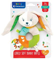 AS Baby Clementoni - Lovely Soft Bunny Rattle (1000-17787)