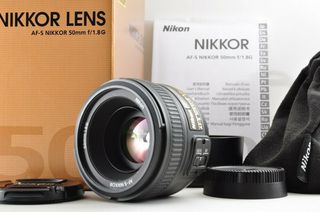 Nikon AF-S Nikkor 50mm f1.8G ΦΑΚΟΣ για DSLR κάμερες D3300 D3400 D3500 D5200 D5300 D5500 D5600 D7100 D7200 D7500 D500