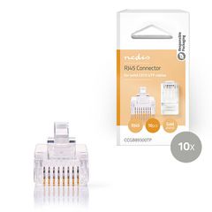 NEDIS NEDIS CCGB89300TP Bύσμα 8x8, RJ45 για UTP CAT5, 10τμχ.