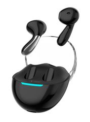CELEBRAT earphones με θήκη φόρτισης W51, True Wireless, μαύρα