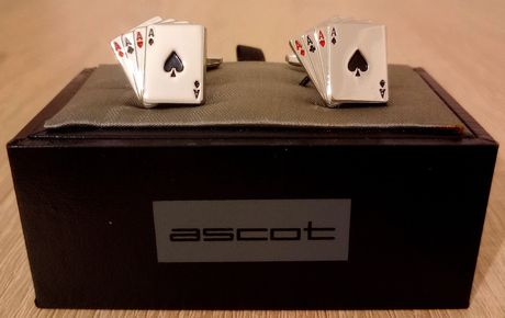 ASCOT - ACES CUFFLINKS - Μανικετόκουμπα 